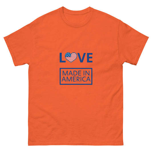 Unisex classic tee - Love - Made in America