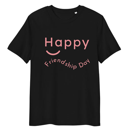 Unisex organic cotton t-shirt - Happy Friendship Day