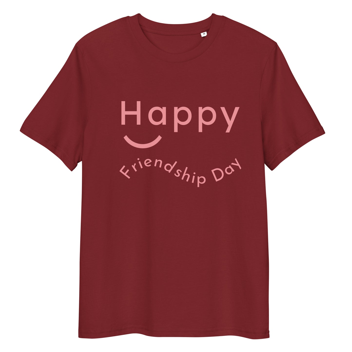 Unisex organic cotton t-shirt - Happy Friendship Day