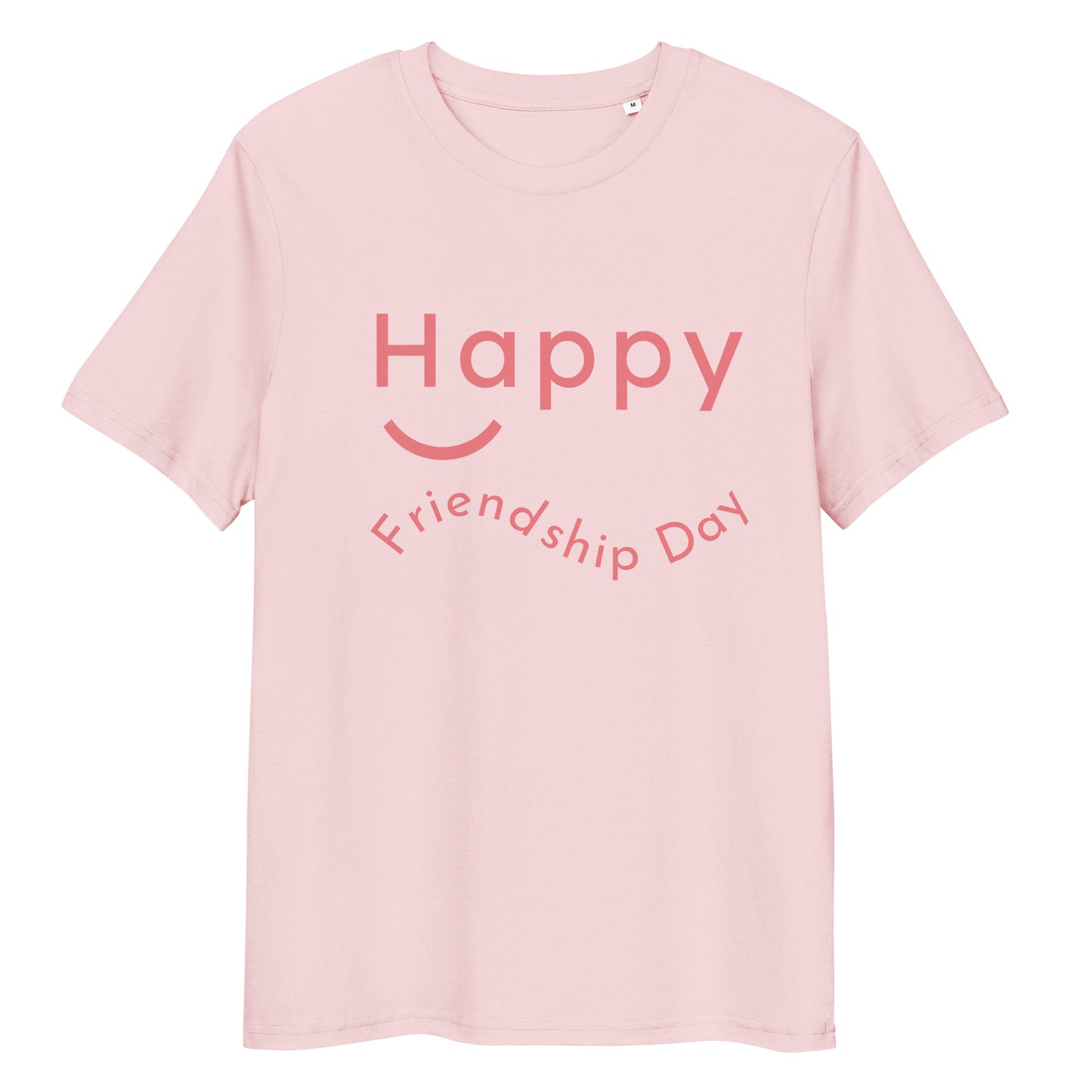 Unisex organic cotton t-shirt - Happy Friendship Day