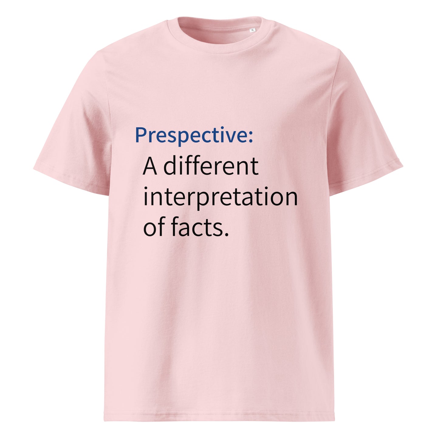 Unisex organic cotton t-shirt - Prespective