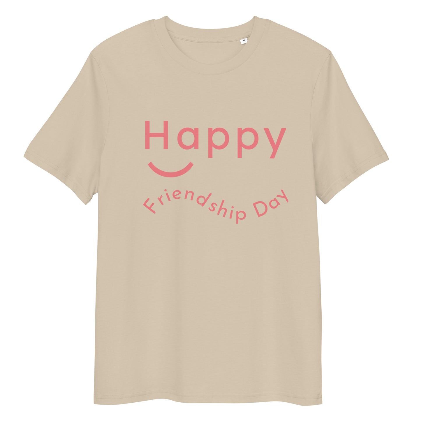 Unisex organic cotton t-shirt - Happy Friendship Day