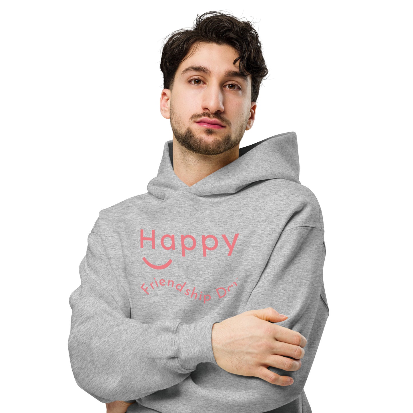 Unisex oversized hoodie - Happy Friendship Day