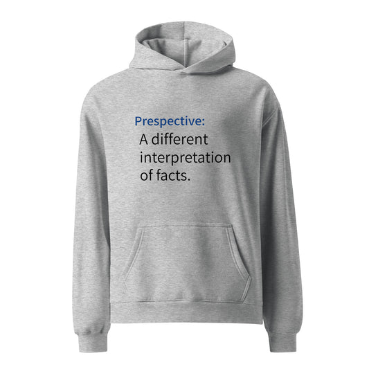 Unisex oversized hoodie - Prespective