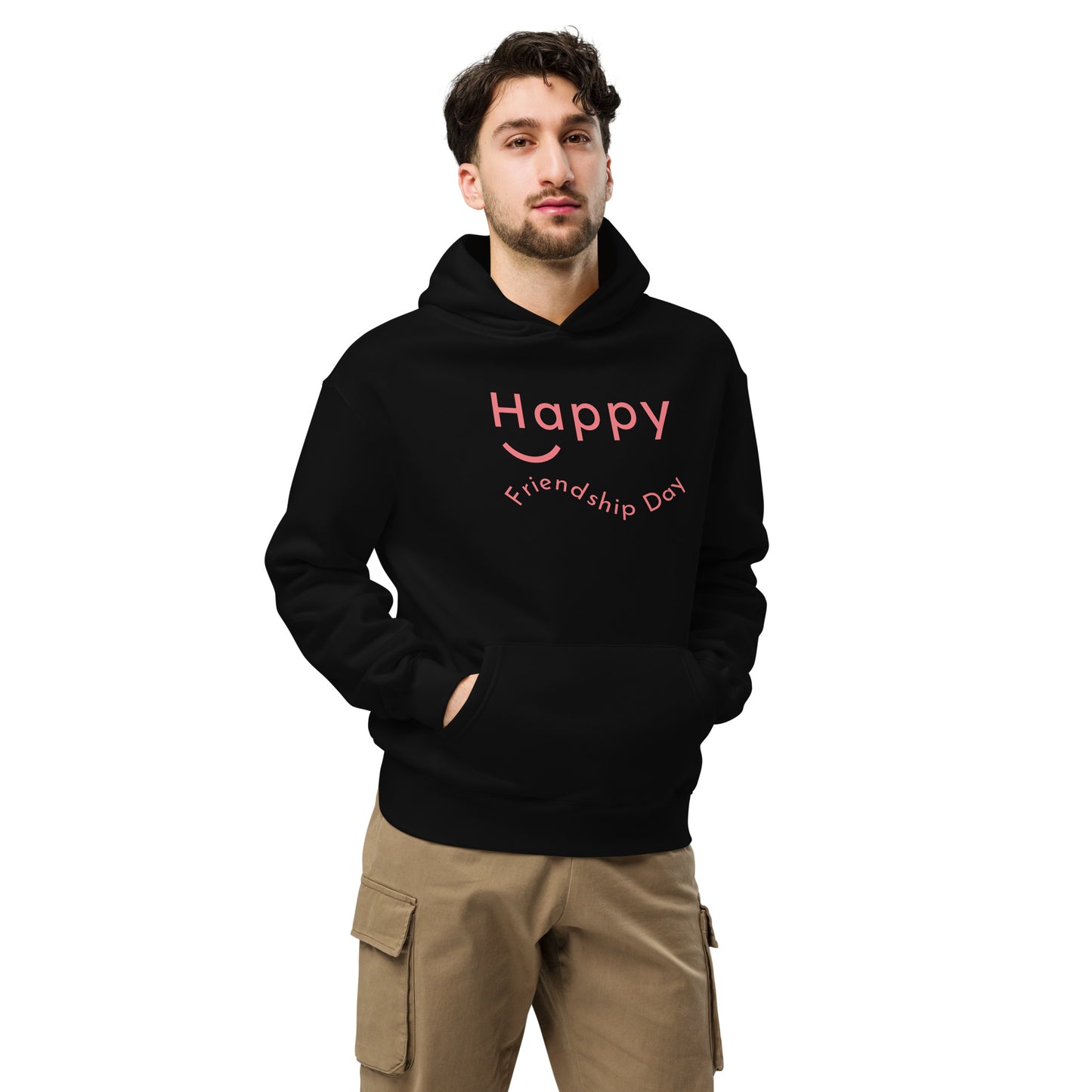 Unisex oversized hoodie - Happy Friendship Day