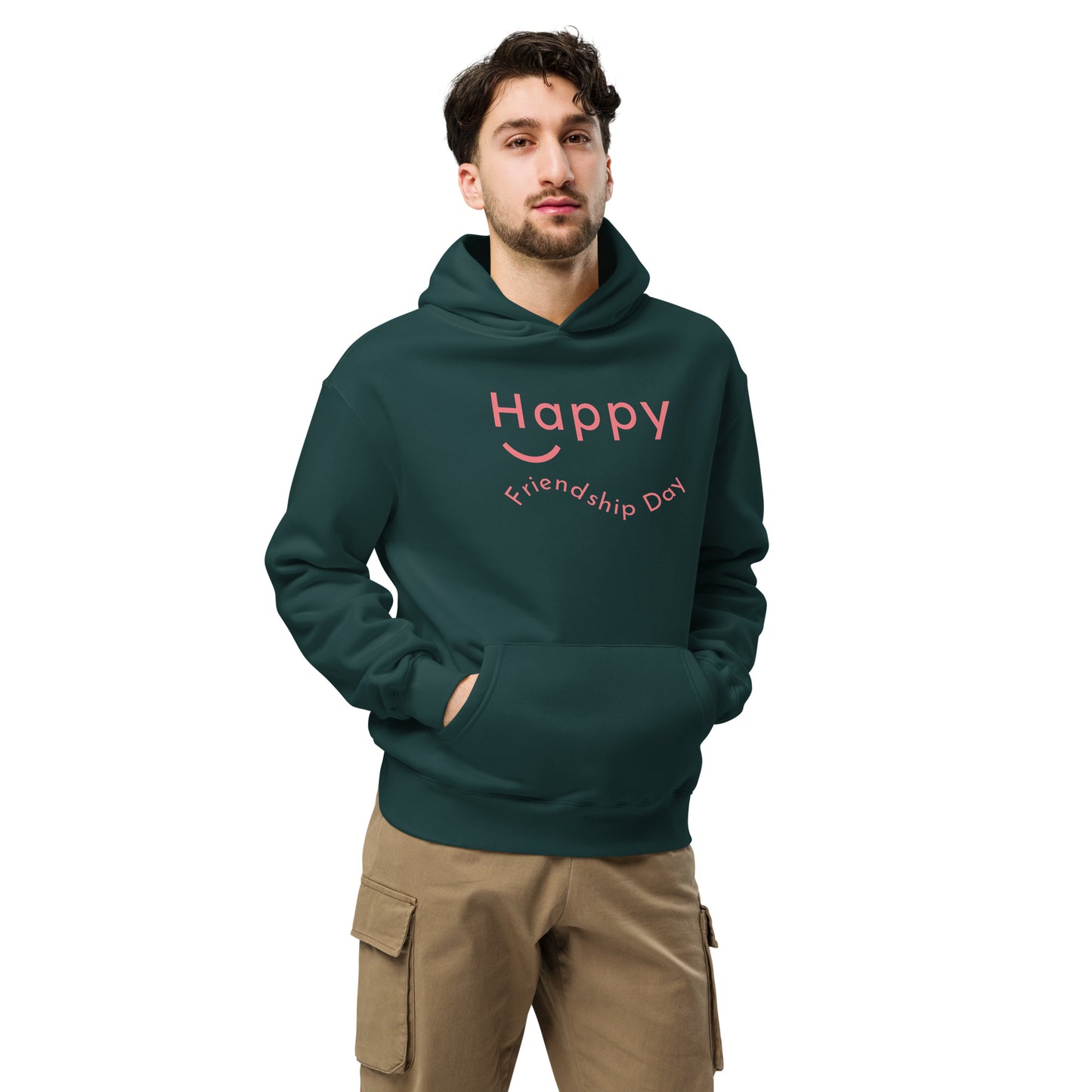 Unisex oversized hoodie - Happy Friendship Day