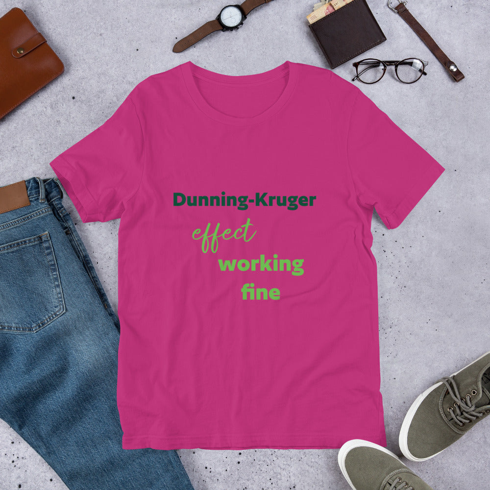 Unisex t-shirt - Dunning-Kruger