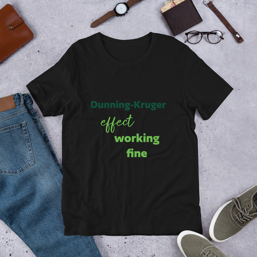 Unisex t-shirt - Dunning-Kruger