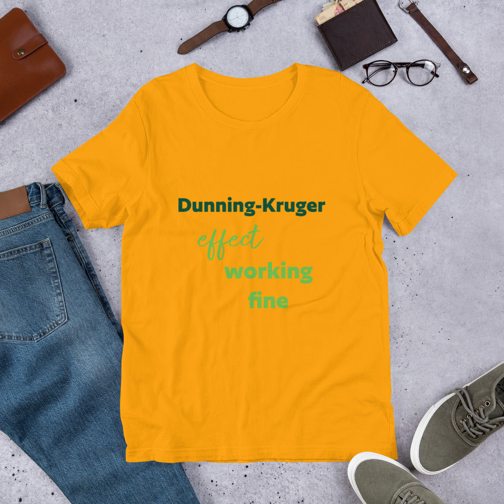 Unisex t-shirt - Dunning-Kruger