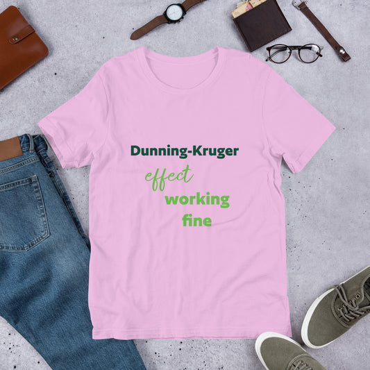 Unisex t-shirt - Dunning-Kruger