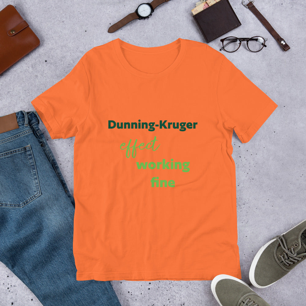 Unisex t-shirt - Dunning-Kruger