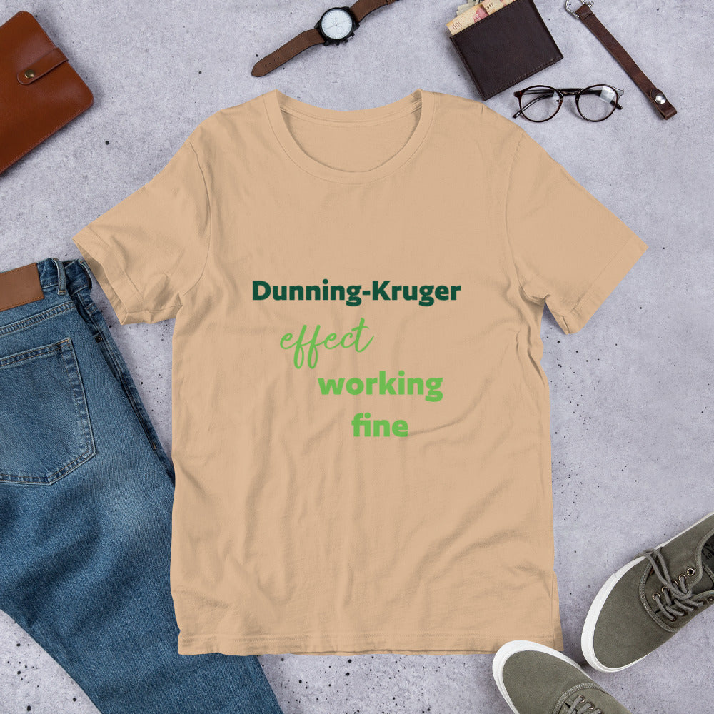 Unisex t-shirt - Dunning-Kruger