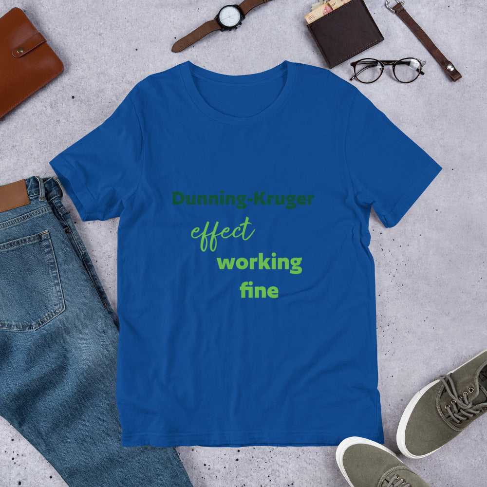 Unisex t-shirt - Dunning-Kruger