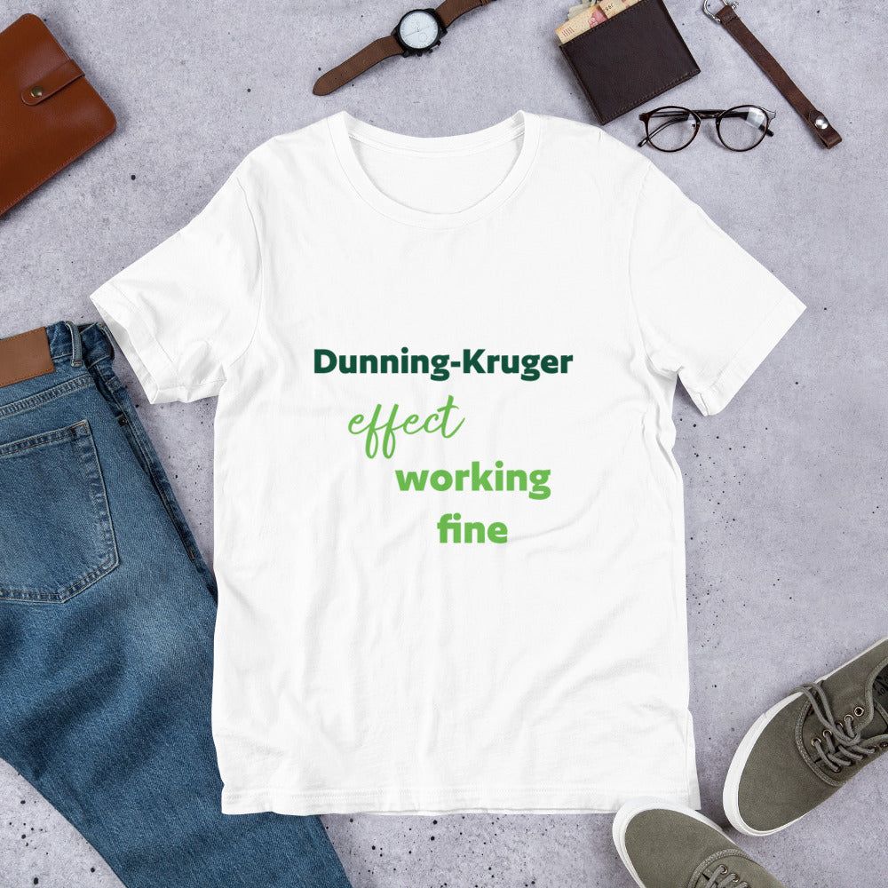 Unisex t-shirt - Dunning-Kruger